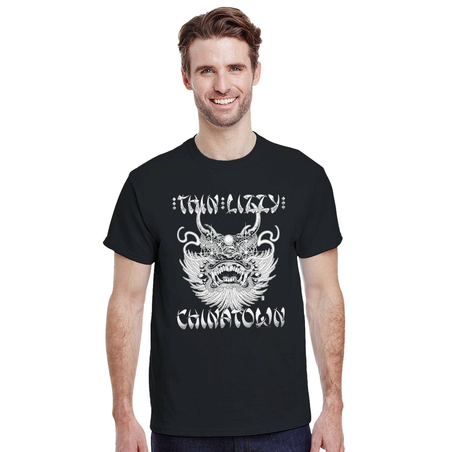 Thin Lizzy Camiseta Hard Rock Chinatown Phil Lynott Unisex Premium