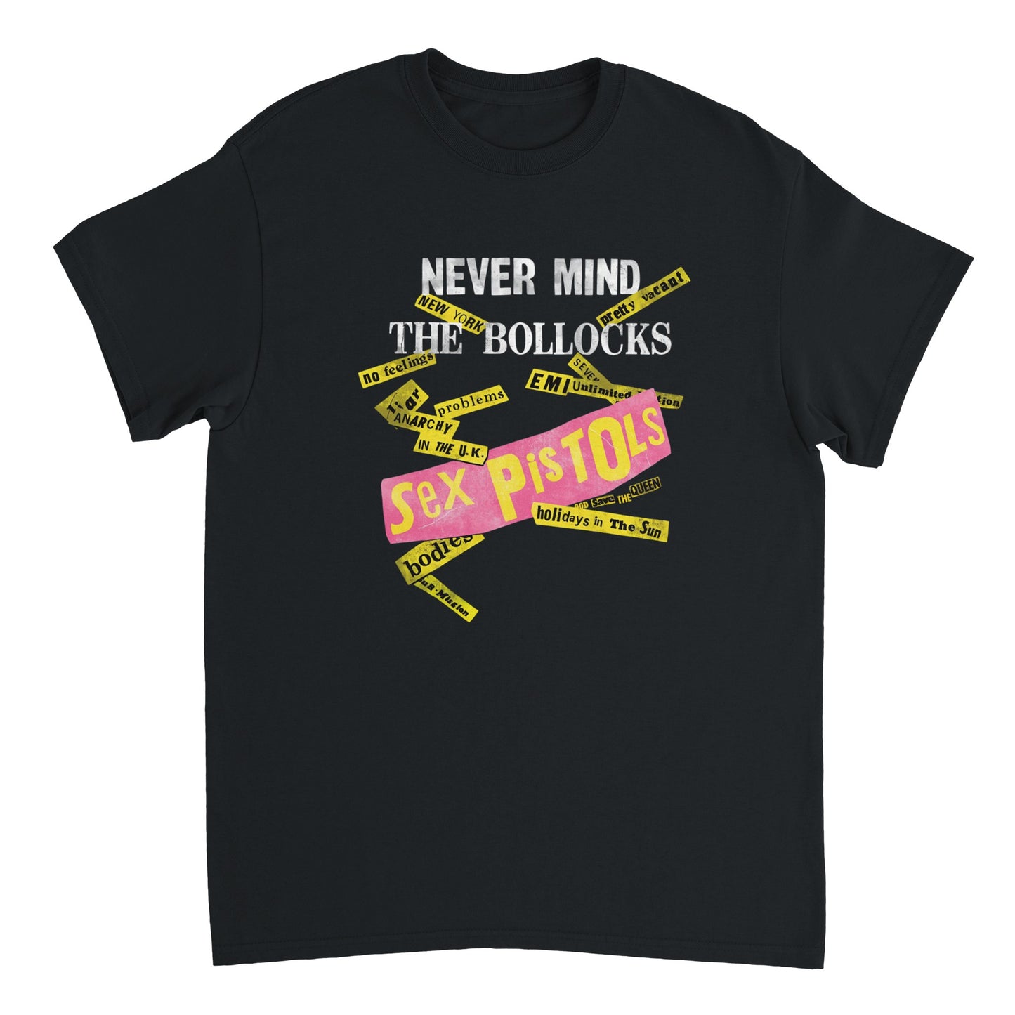 Sex Pistols Camiseta Punk Rock Never Mind the Bollocks Unisex Premium