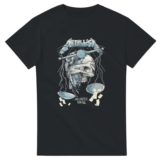 Metallica Camiseta Thrash Metal And Justice for All Unisex Premium