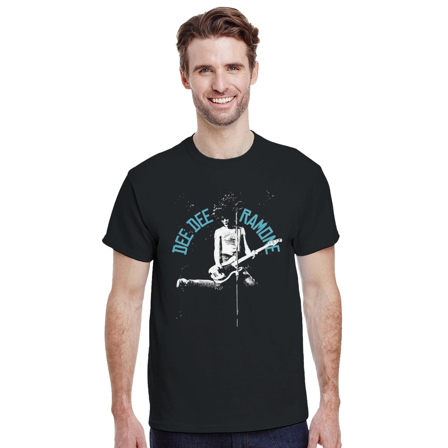 Ramones Camiseta Punk Rock Dee Dee Ramone Unisex Premium