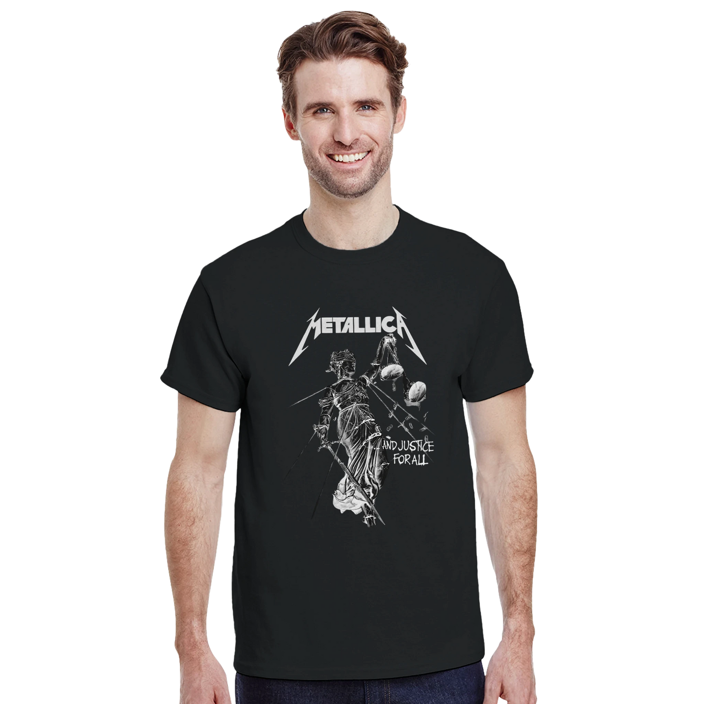 Metallica Camiseta Thrash Metal Justice Unisex Premium