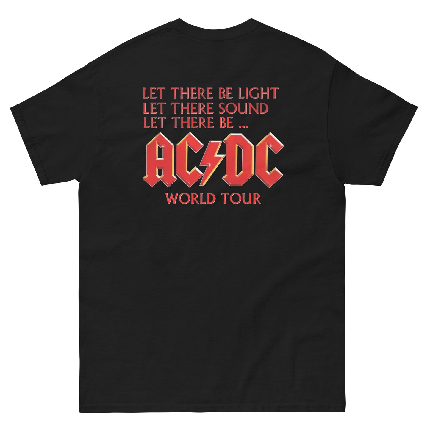 AC/DC Camiseta Hard Rock Angus Young Tour Unisex Premium