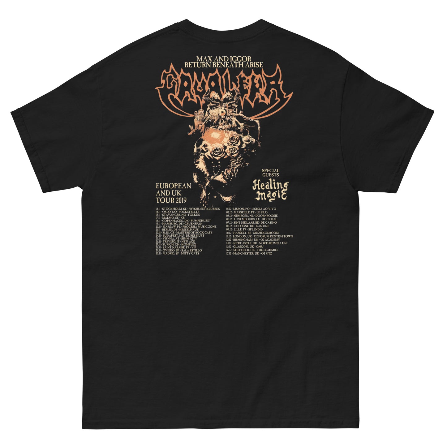 Cavalera Camiseta Groove Metal Brasileño Unisex Premium