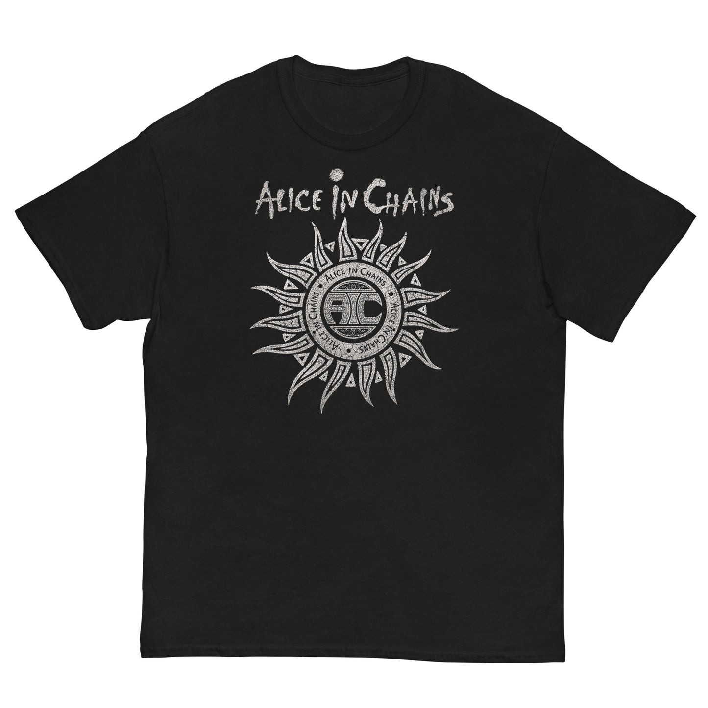 Alice in Chains Camiseta Grunge Logo Retro Unisex Clásica