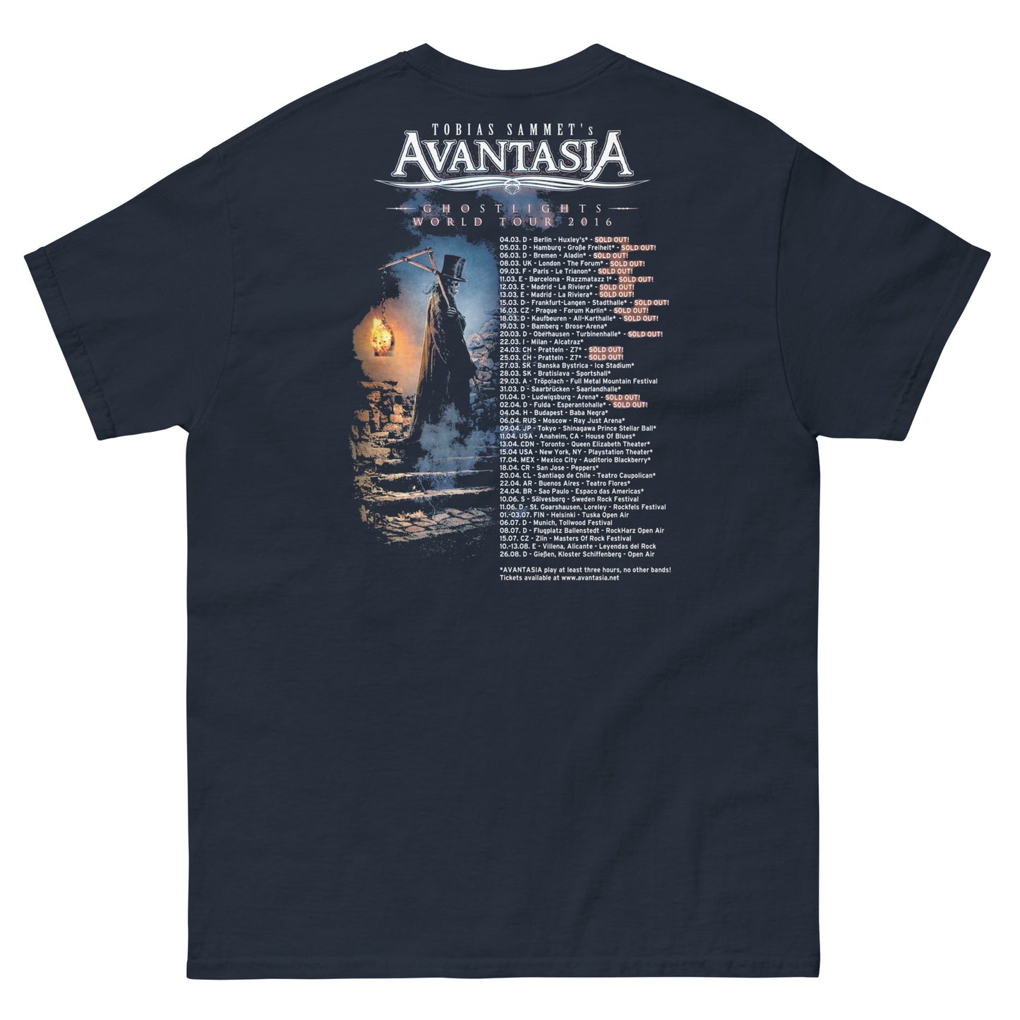 Avantasia Camiseta Power Metal Fulda Tobias Sammet Unisex Premium