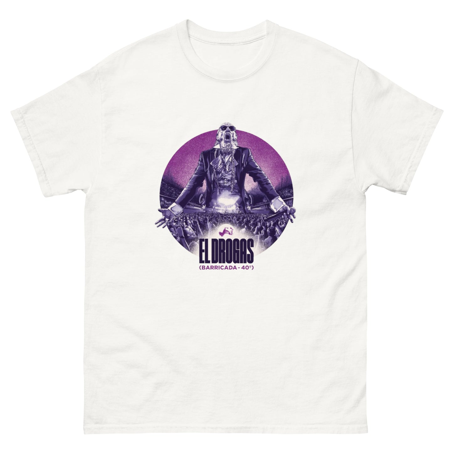 El Drogas - Camiseta Rock Vasco Navarra Unisex Premium