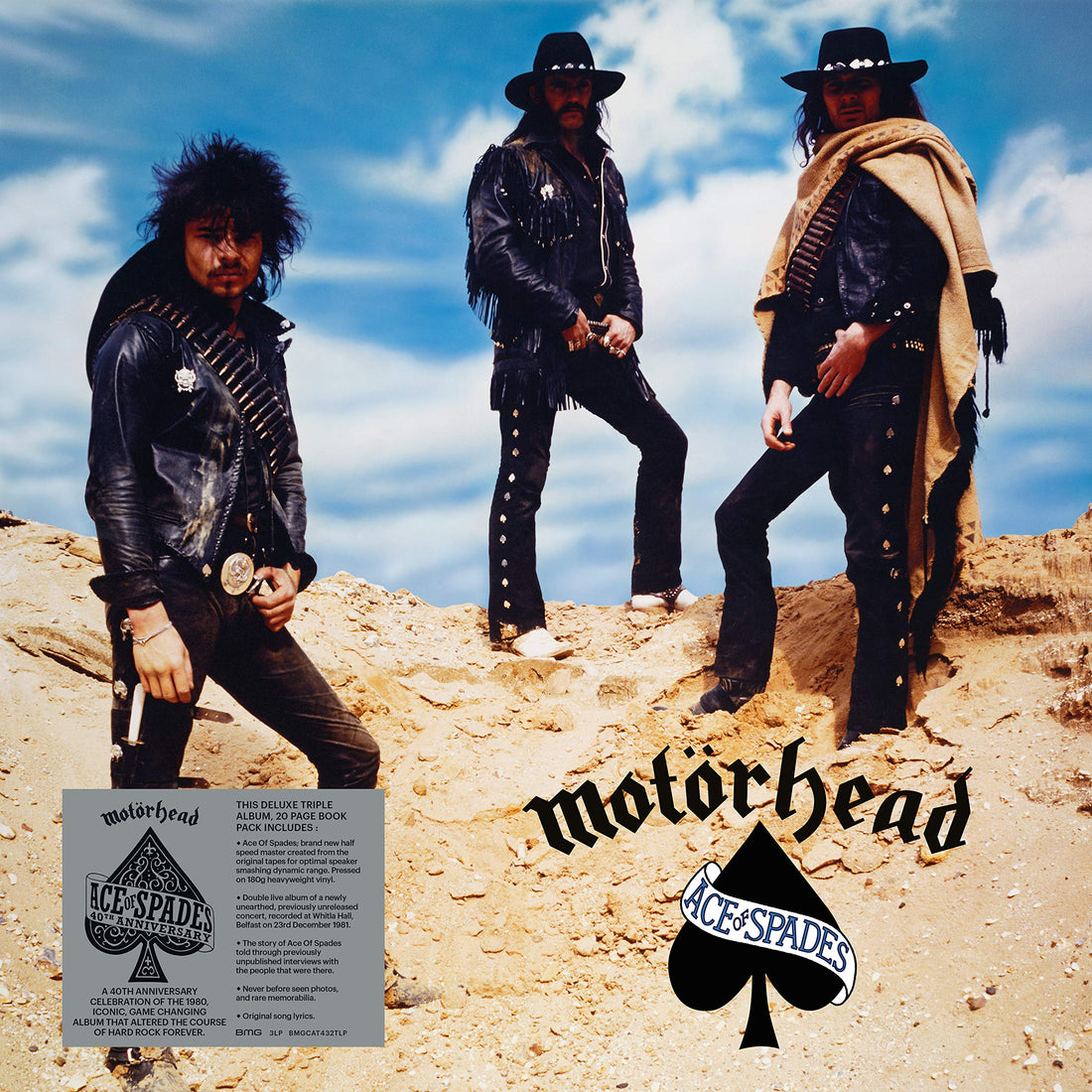 Motörhead Ace of Spades álbum portada 1980 Lemmy Kilmister heavy metal speed metal rock and roll vinilo