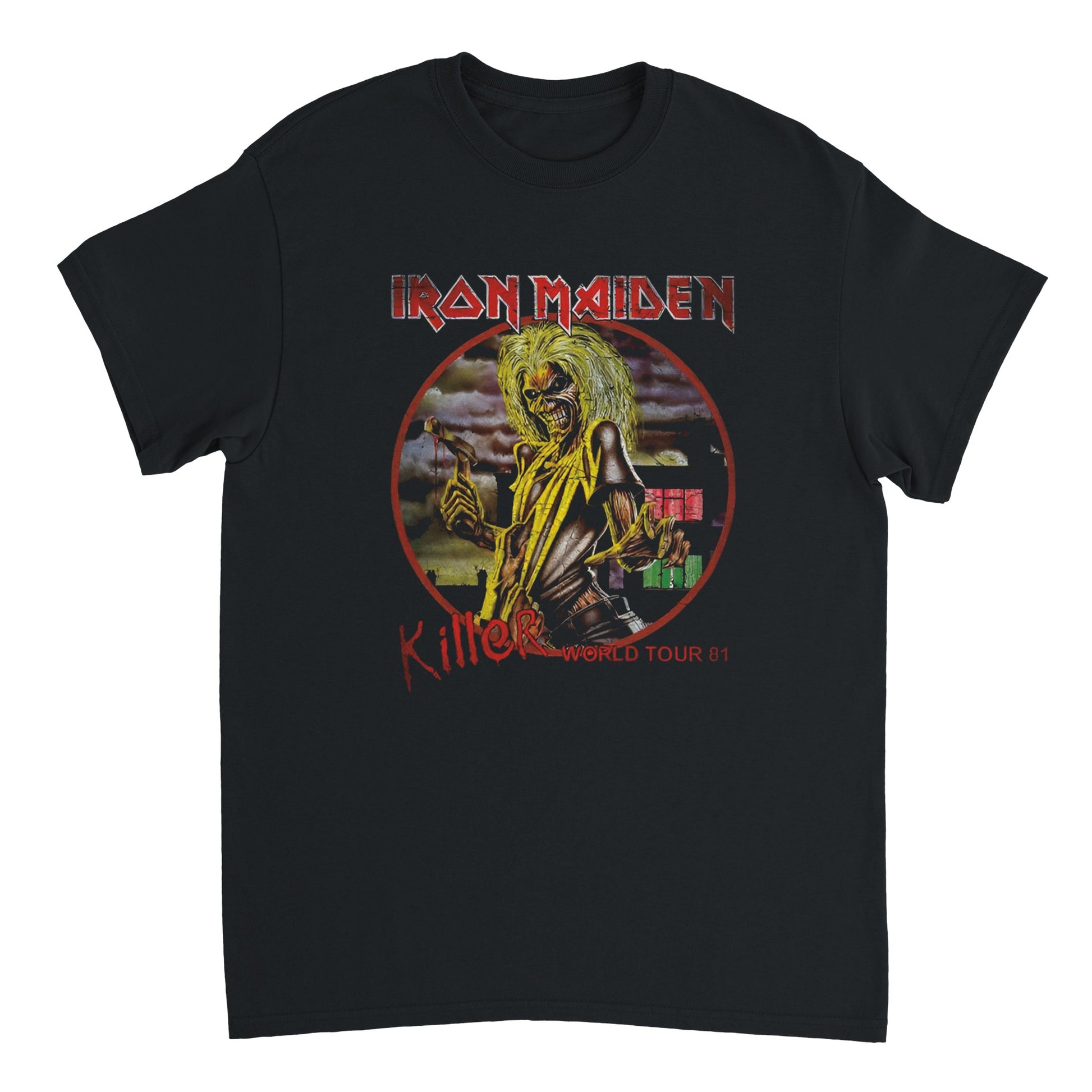 Iron Maiden Camiseta Heavy Metal Killers Wrathchild Unisex Premium