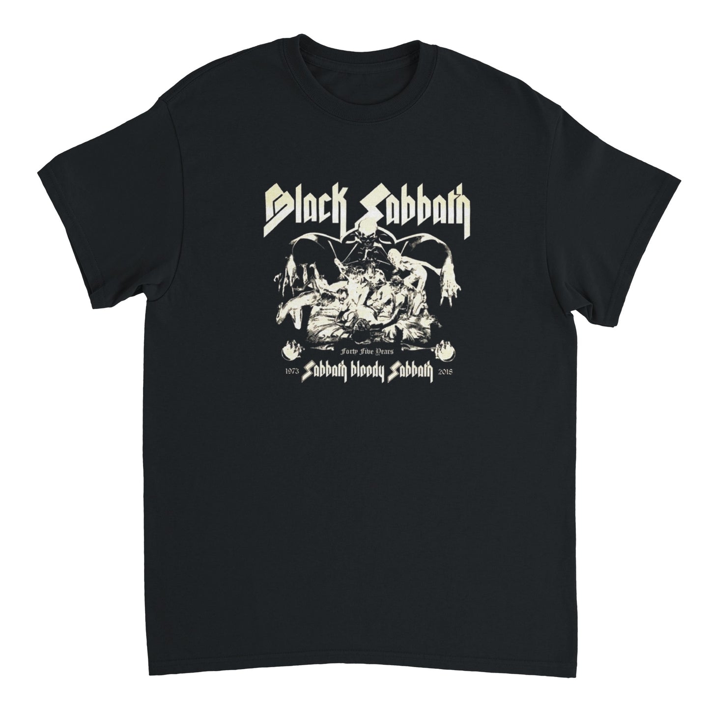 Black Sabbath Camiseta Heavy Metal Sabbath Bloody Sabbath Unisex Premium