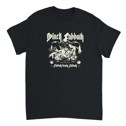 Black Sabbath Camiseta Heavy Metal Sabbath Bloody Sabbath Unisex Premium