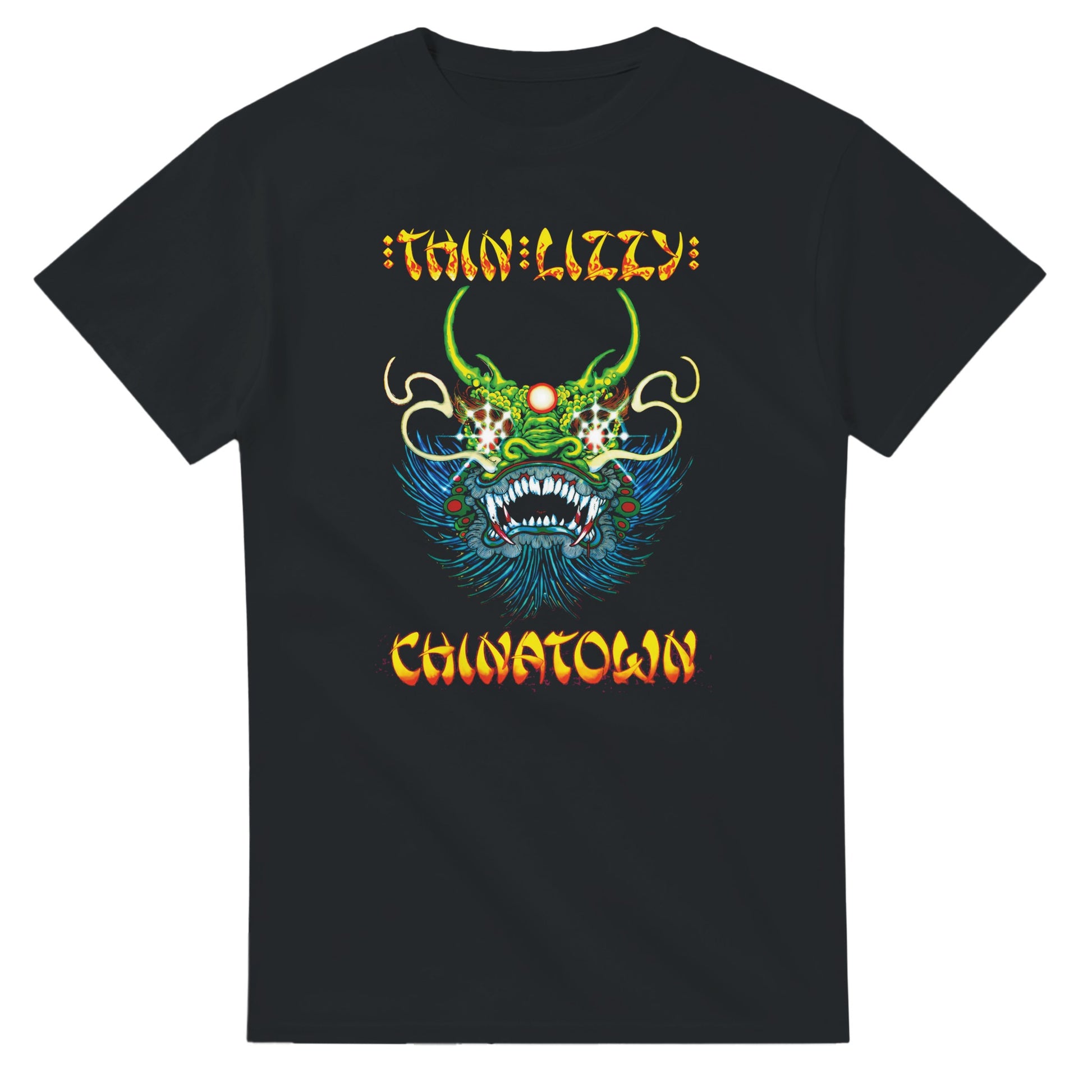 Thin Lizzy Camiseta Hard Rock Chinatown Unisex Premium
