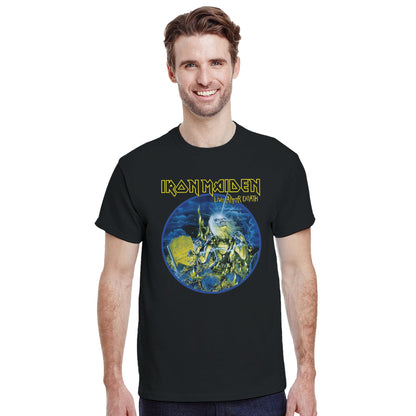 Iron Maiden Camiseta Heavy Metal Live After Death Unisex Premium