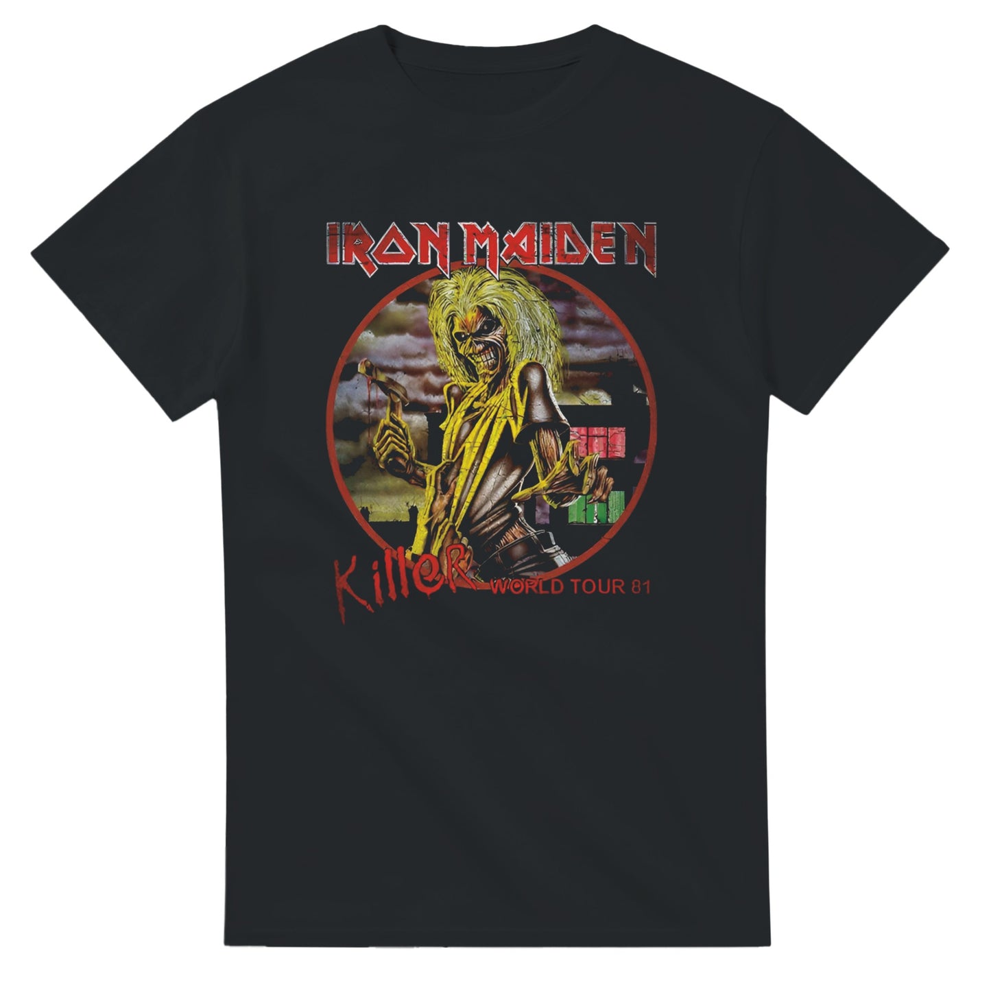 Iron Maiden Camiseta Heavy Metal Killers Wrathchild Unisex Premium