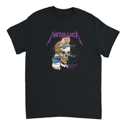 Metallica Camiseta Thrash Metal And Justice for All Unisex Clásica