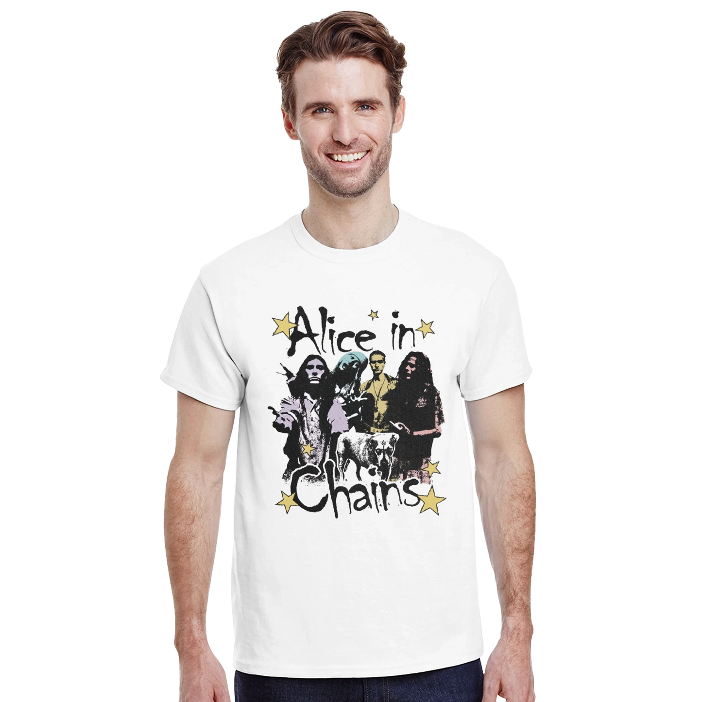 Alice In Chains Camiseta Grunge Unisex Premium