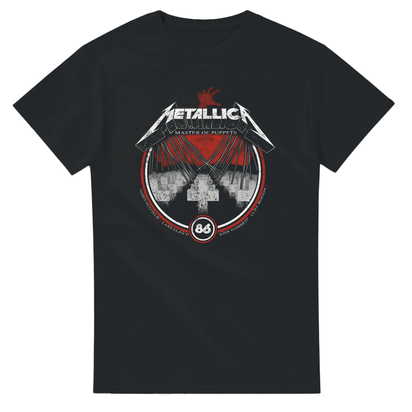 Metallica Camiseta Thrash Metal Big Four Los Ángeles Unisex Premium
