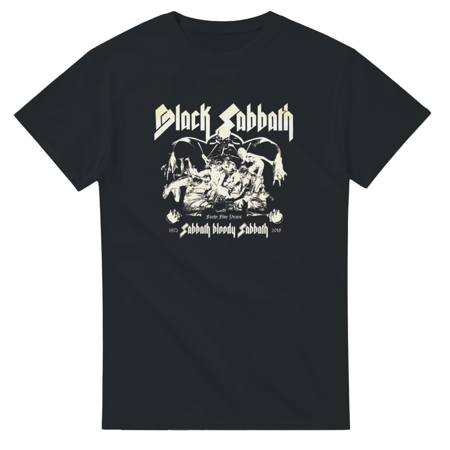 Black Sabbath Camiseta Heavy Metal Sabbath Bloody Sabbath Unisex Premium