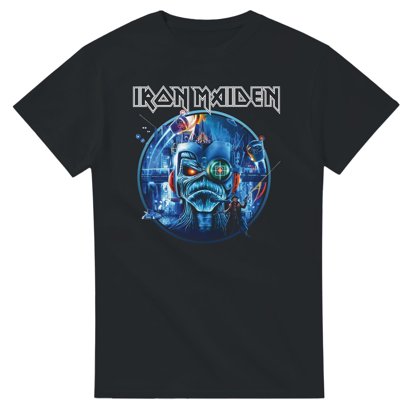 Iron Maiden Camiseta Heavy Metal Power Trip Future Past Tour Unisex Premium