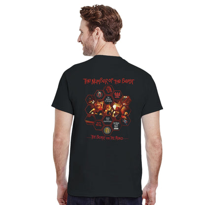 Iron Maiden Camiseta Heavy Metal Eddie Number of the Beast Unisex Premium