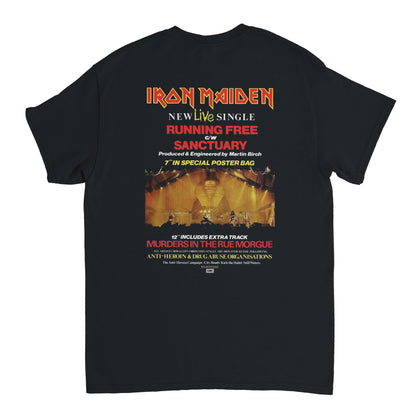 Iron Maiden Camiseta Heavy Metal Live After Death Unisex Premium