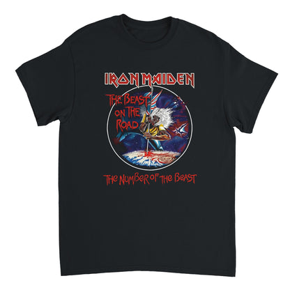 Iron Maiden Camiseta Heavy Metal Beast on the Road Unisex Premium