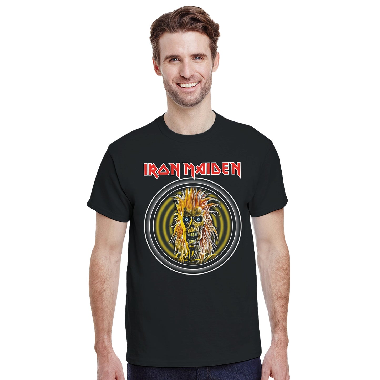Iron Maiden Camiseta Heavy Metal Running Free Unisex Premium