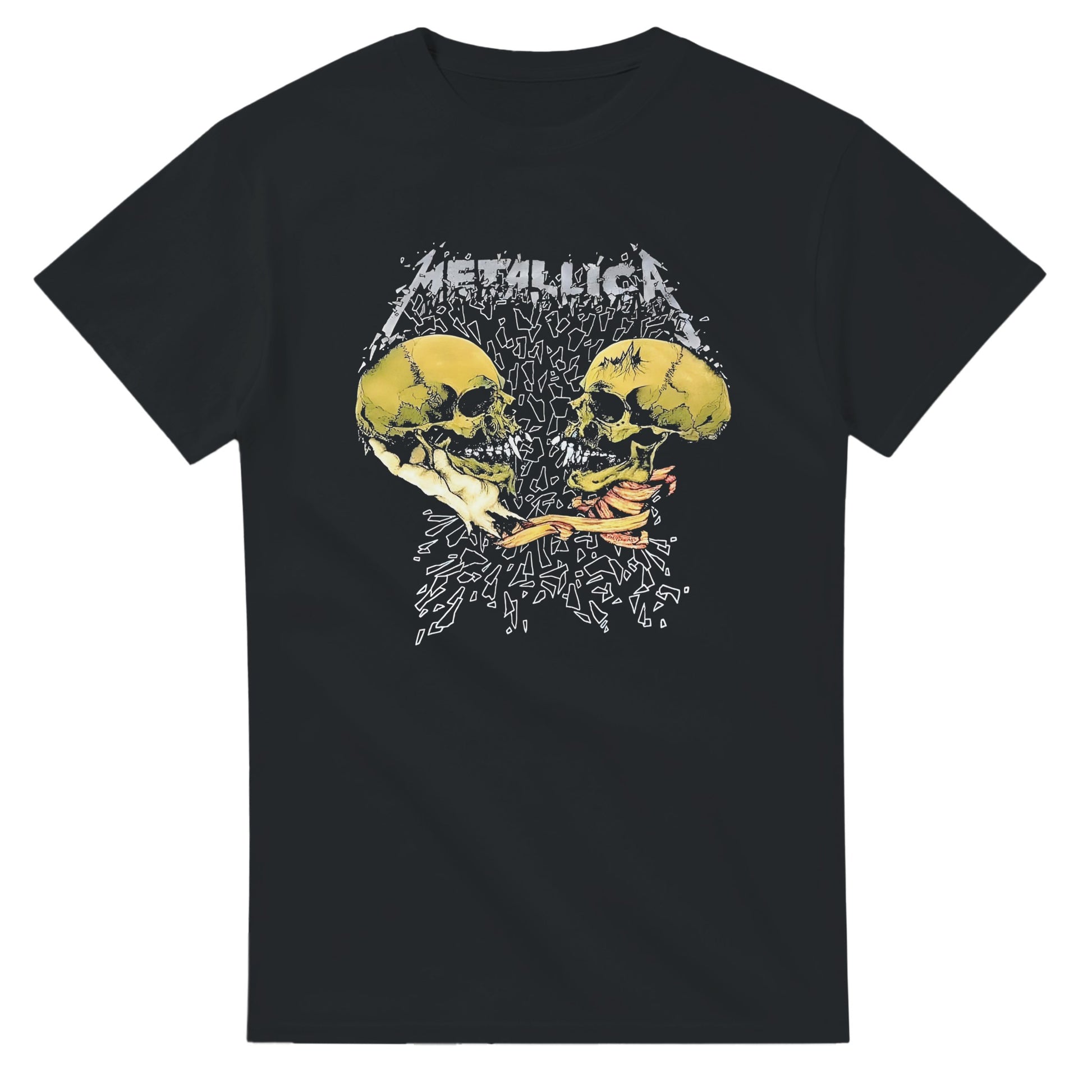 Metallica Camiseta Black Album Thrash Metal Unisex Premium