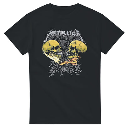 Metallica Camiseta Black Album Thrash Metal Unisex Premium