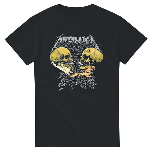 Metallica Camiseta Black Album Thrash Metal Unisex Premium