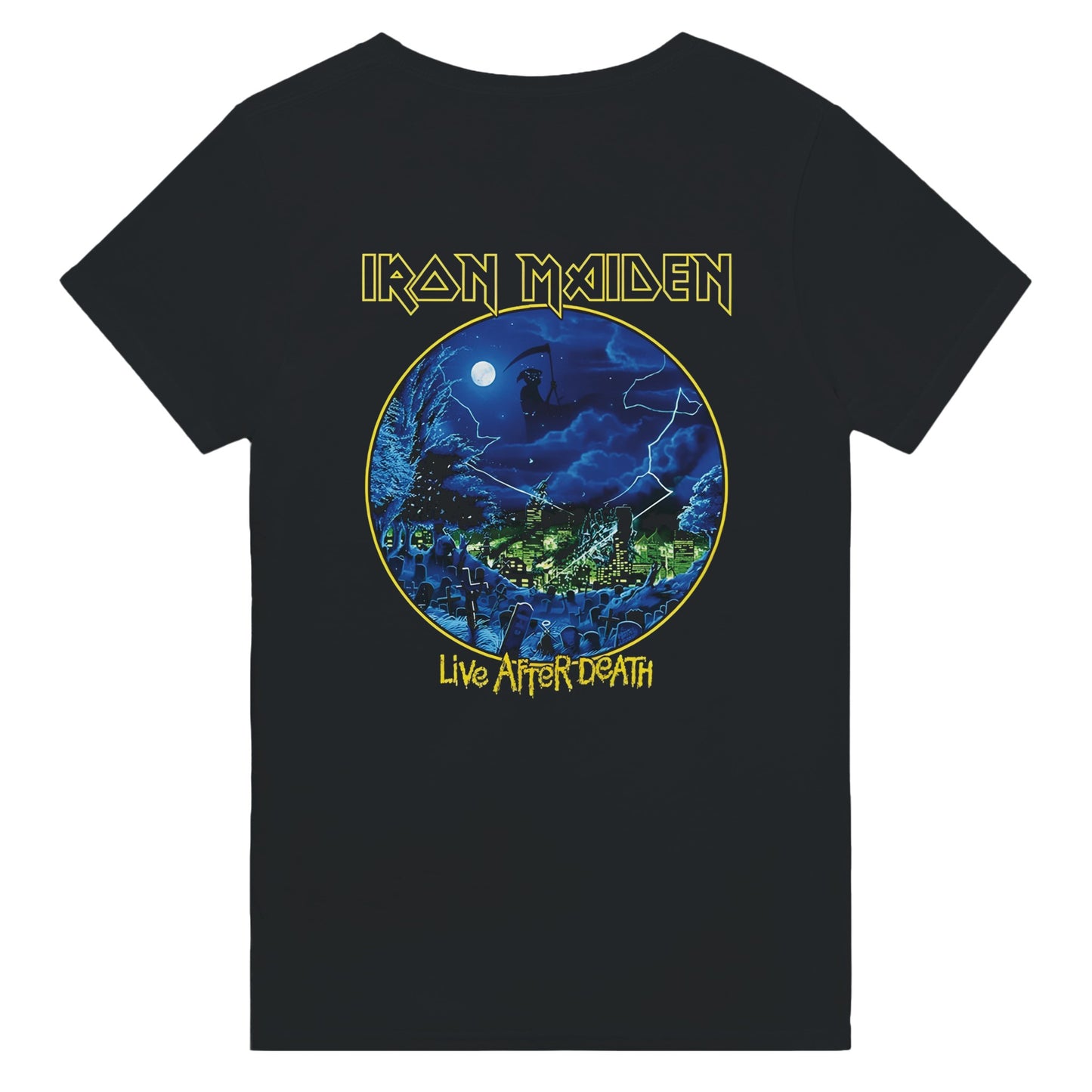 Iron Maiden Camiseta Heavy Metal Londres Unisex Premium