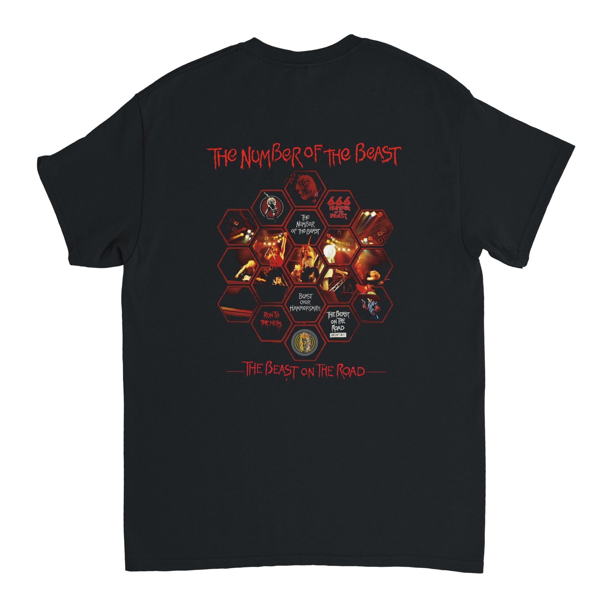 Iron Maiden Camiseta Heavy Metal Eddie Number of the Beast Unisex Premium