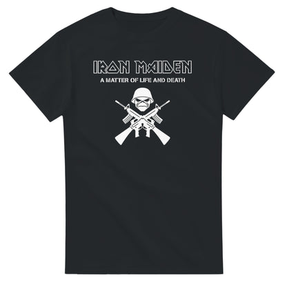 Iron Maiden Camiseta Heavy Metal A Matter of Life and Death Unisex Premium