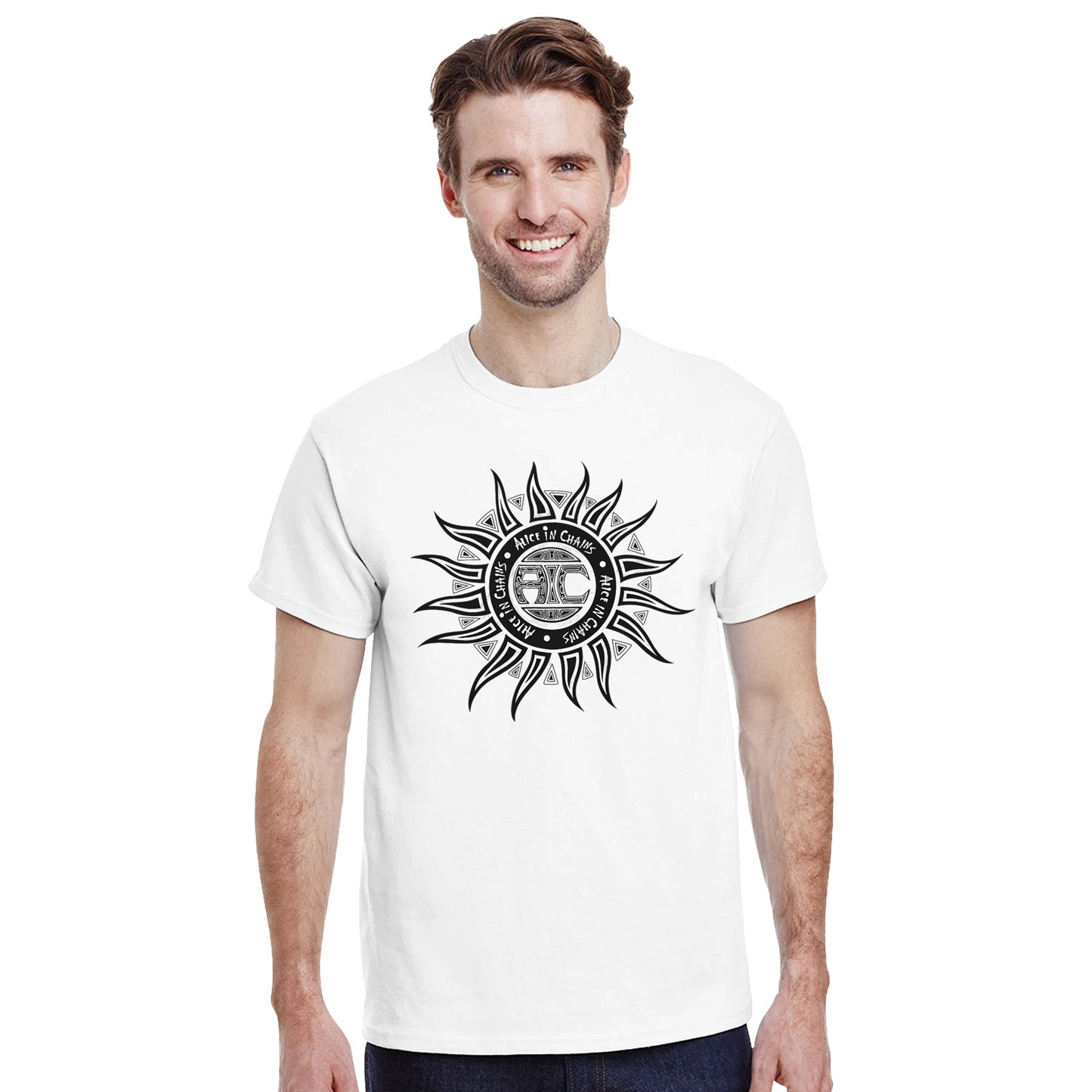 Alice In Chains Camiseta Grunge Facelift Live Unisex Premium