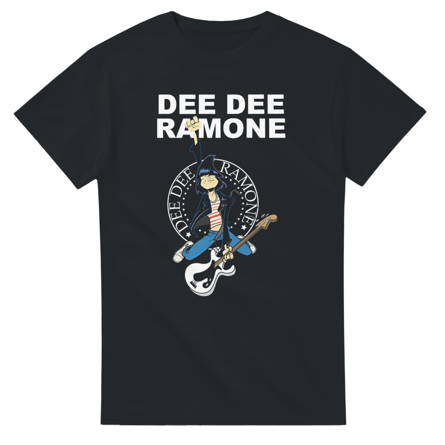 Ramones Camiseta Punk Rock Dee Dee Ramone Unisex Clásica