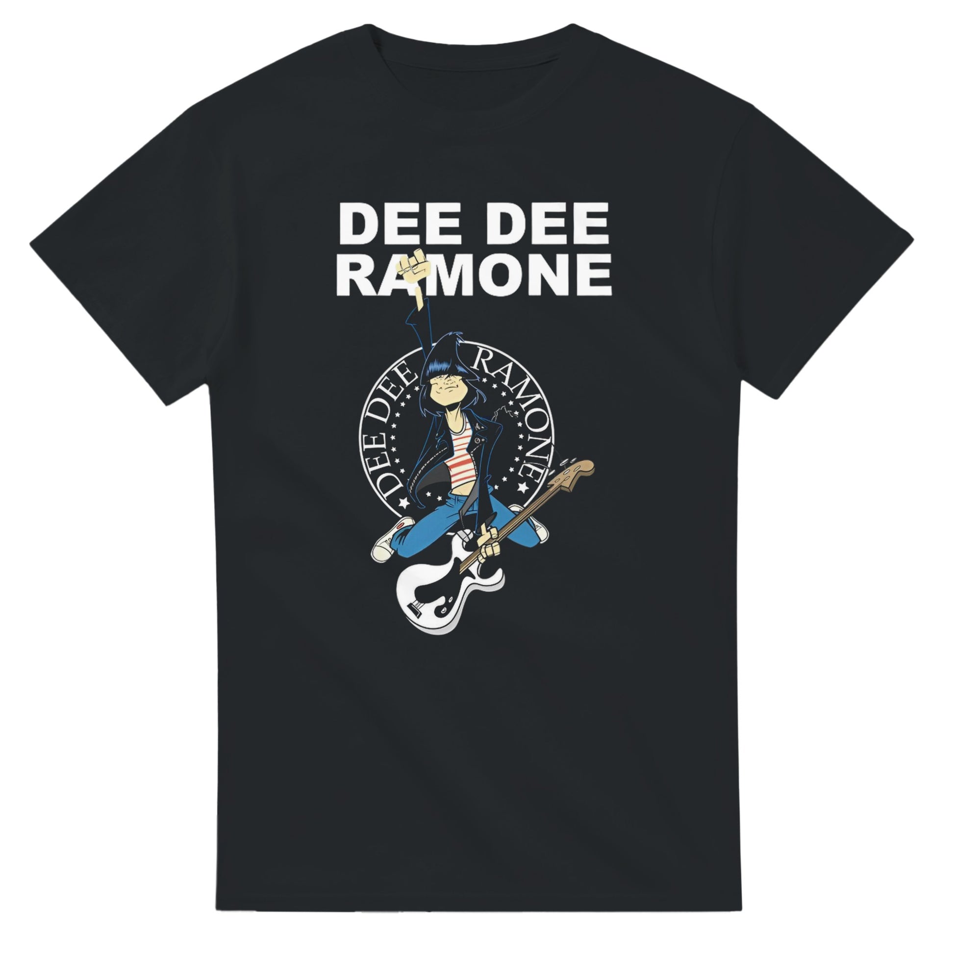 Ramones Camiseta Punk Rock Dee Dee Ramone Unisex Clásica
