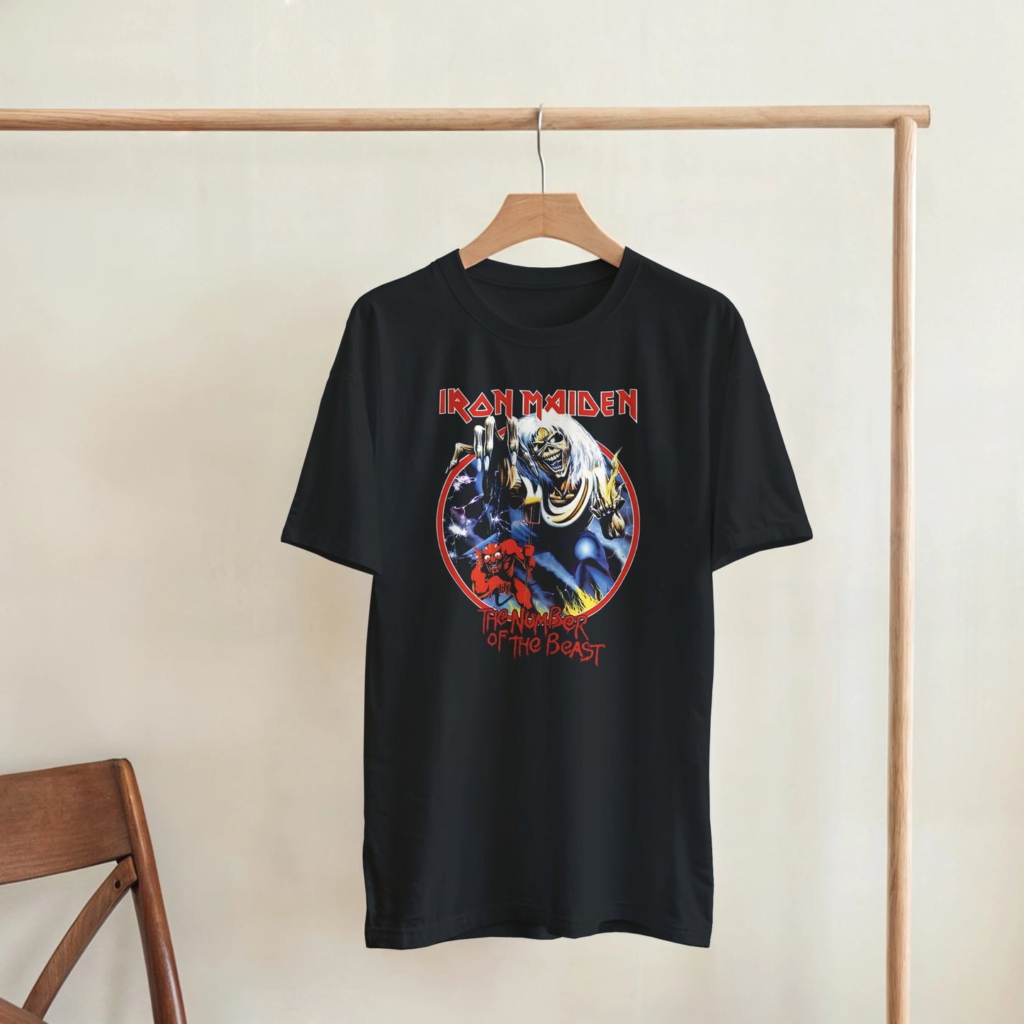Iron Maiden Camiseta Heavy Metal Londres Unisex Premium