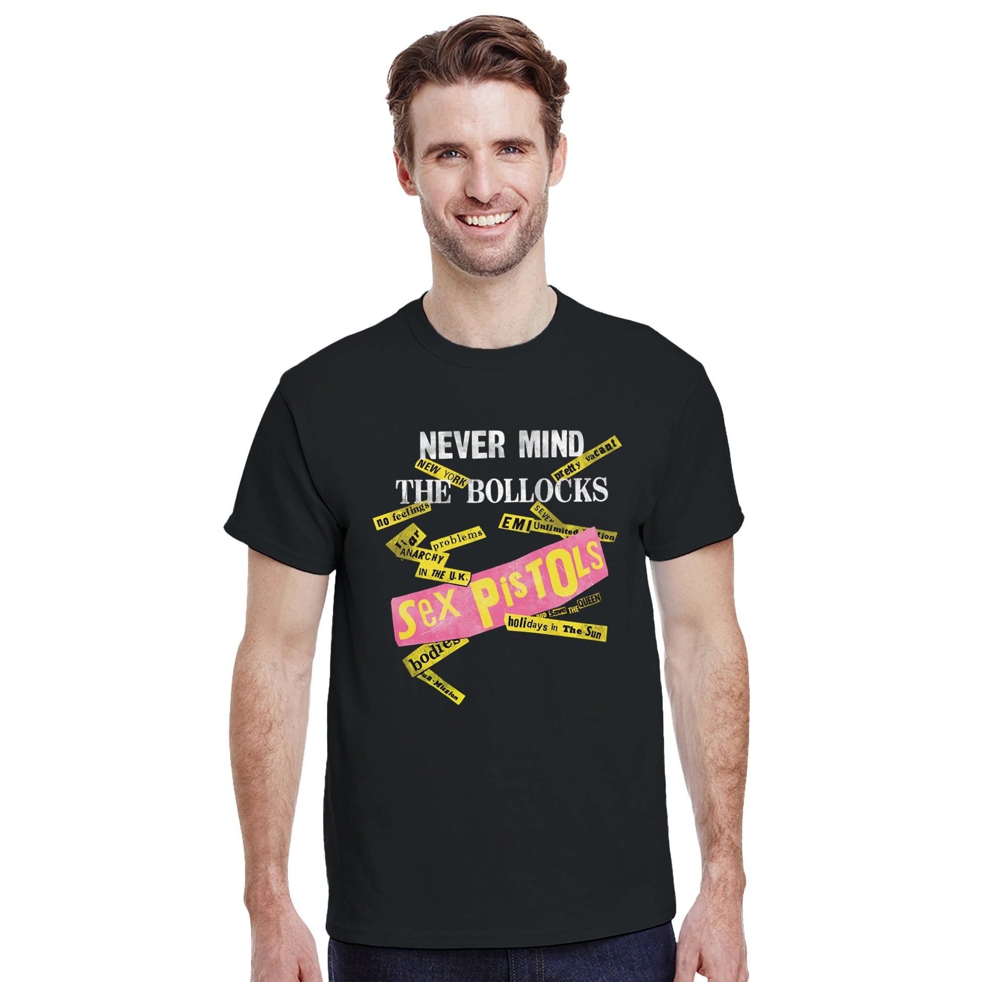 Sex Pistols Camiseta Punk Rock Never Mind the Bollocks Unisex Premium