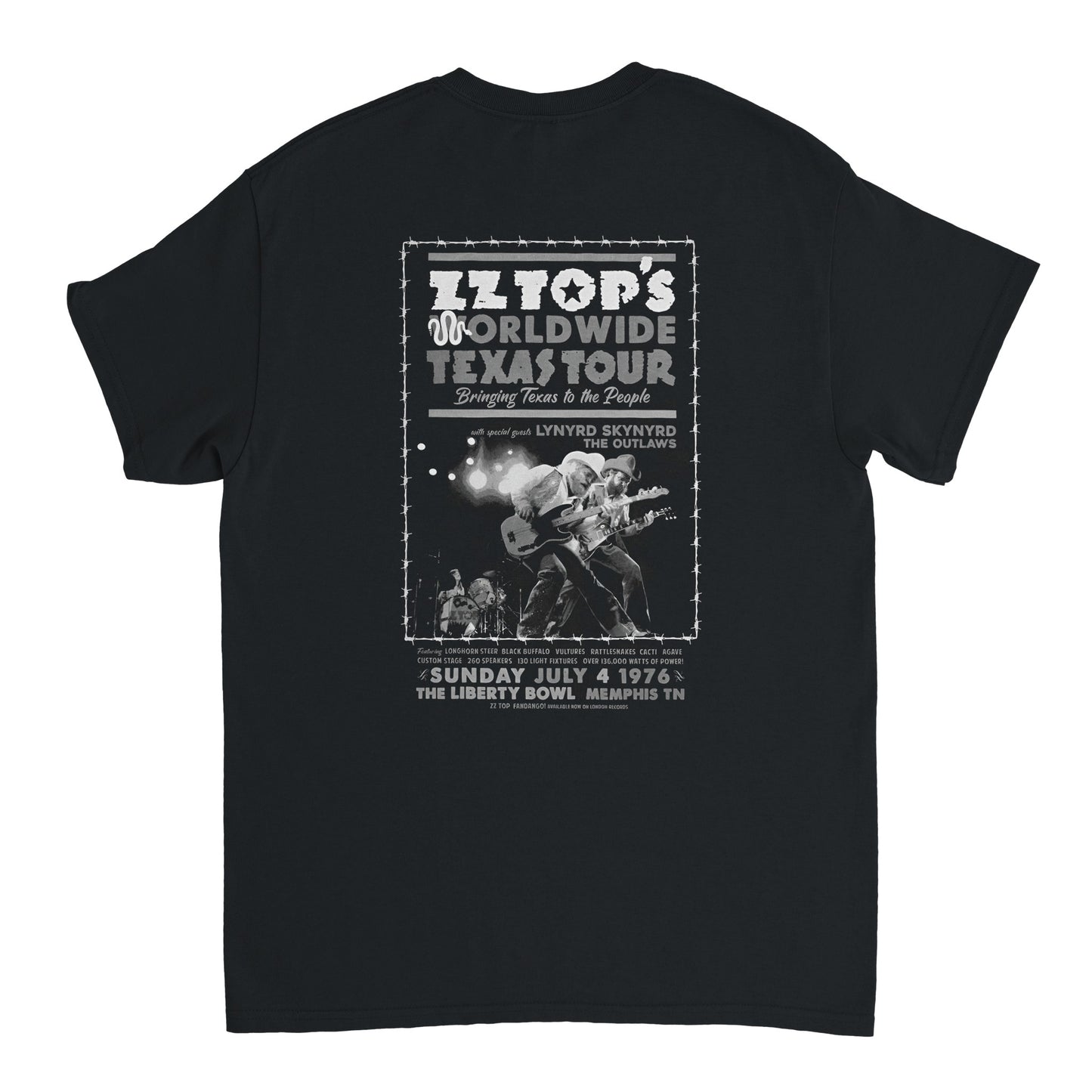 ZZ Top Camiseta Blues Rock Fandango Unisex Premium