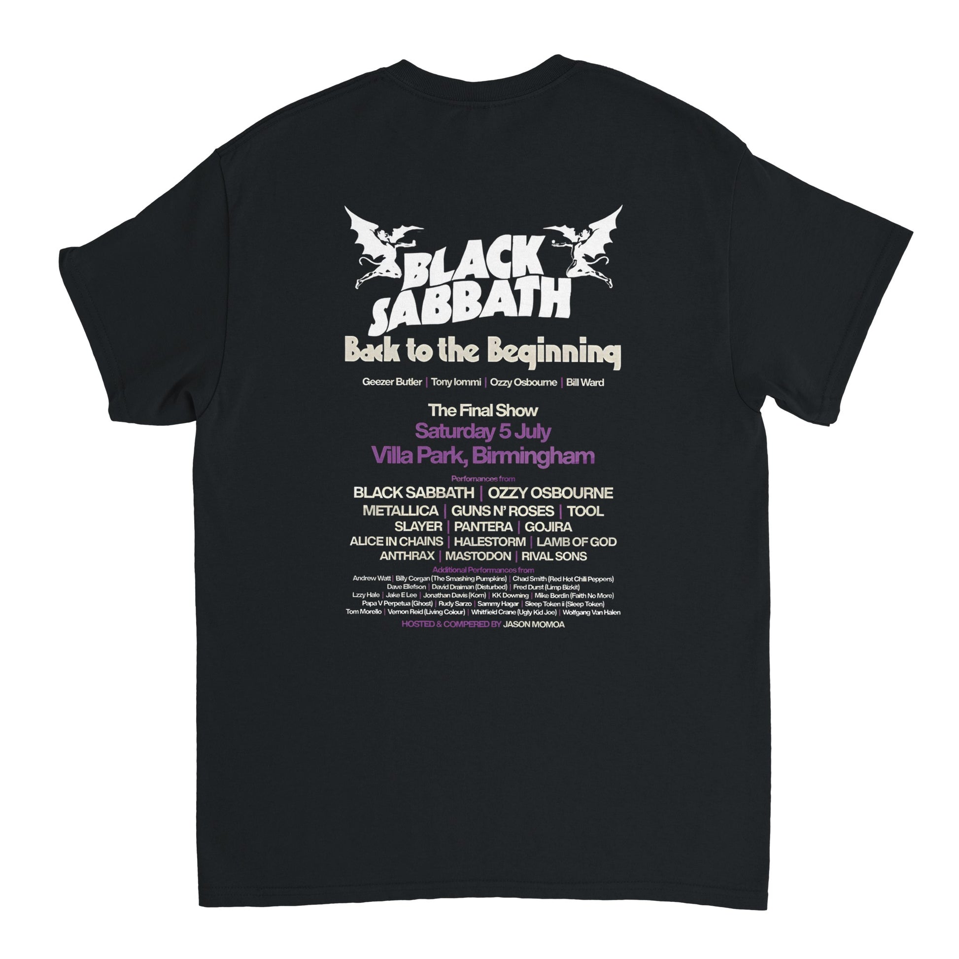 Black Sabbath Camiseta Heavy Metal The End Tour Unisex Premium