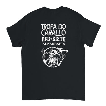 Tropa do Carallo Camiseta Punk Rock Evaristo Páramos Unisex Premium