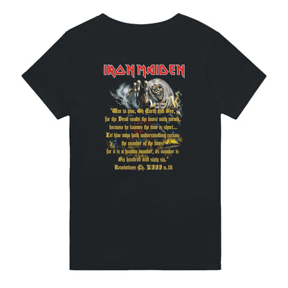 Iron Maiden Camiseta Heavy Metal Eddie The Head Unisex Clásica