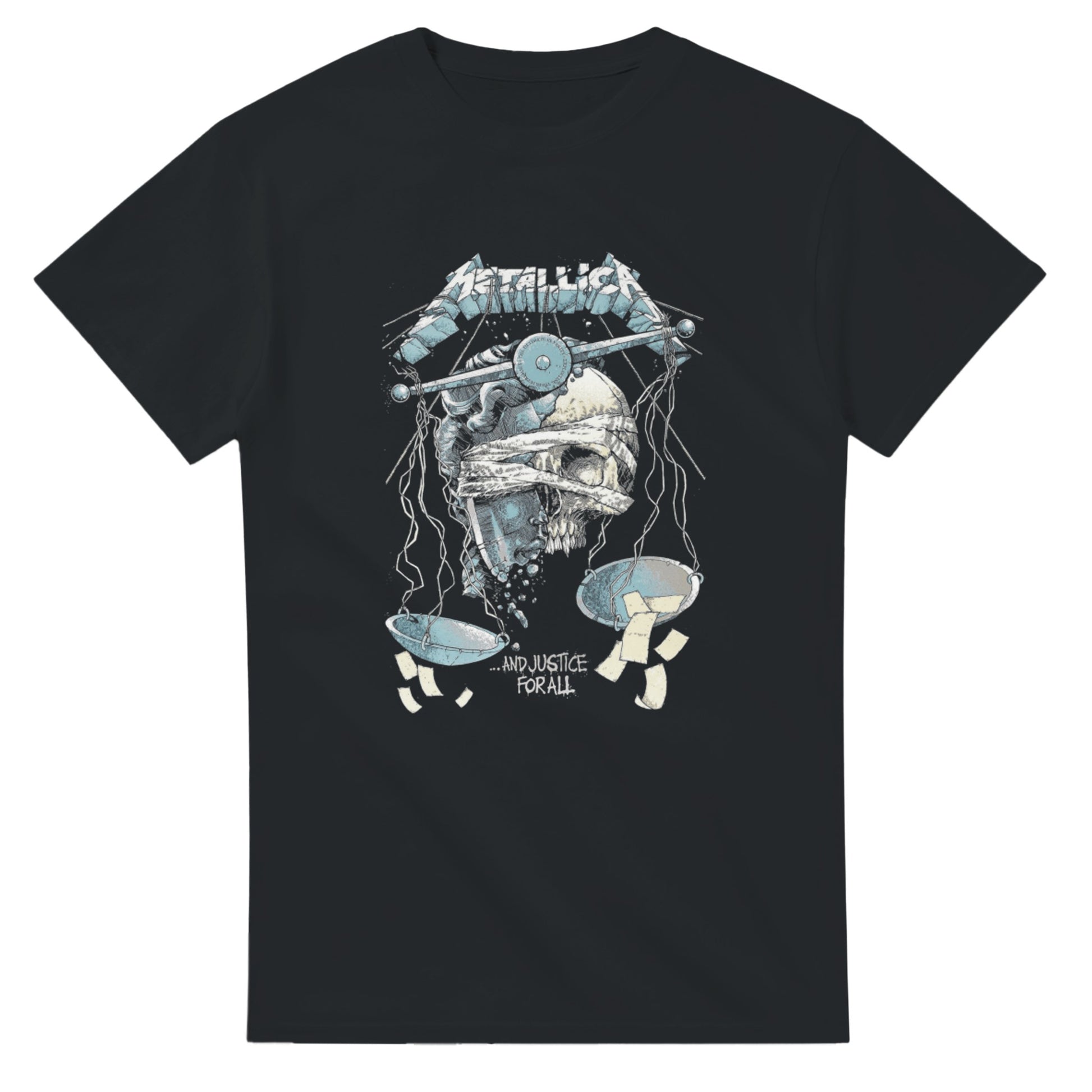 Metallica Camiseta Thrash Metal And Justice for All Unisex Premium
