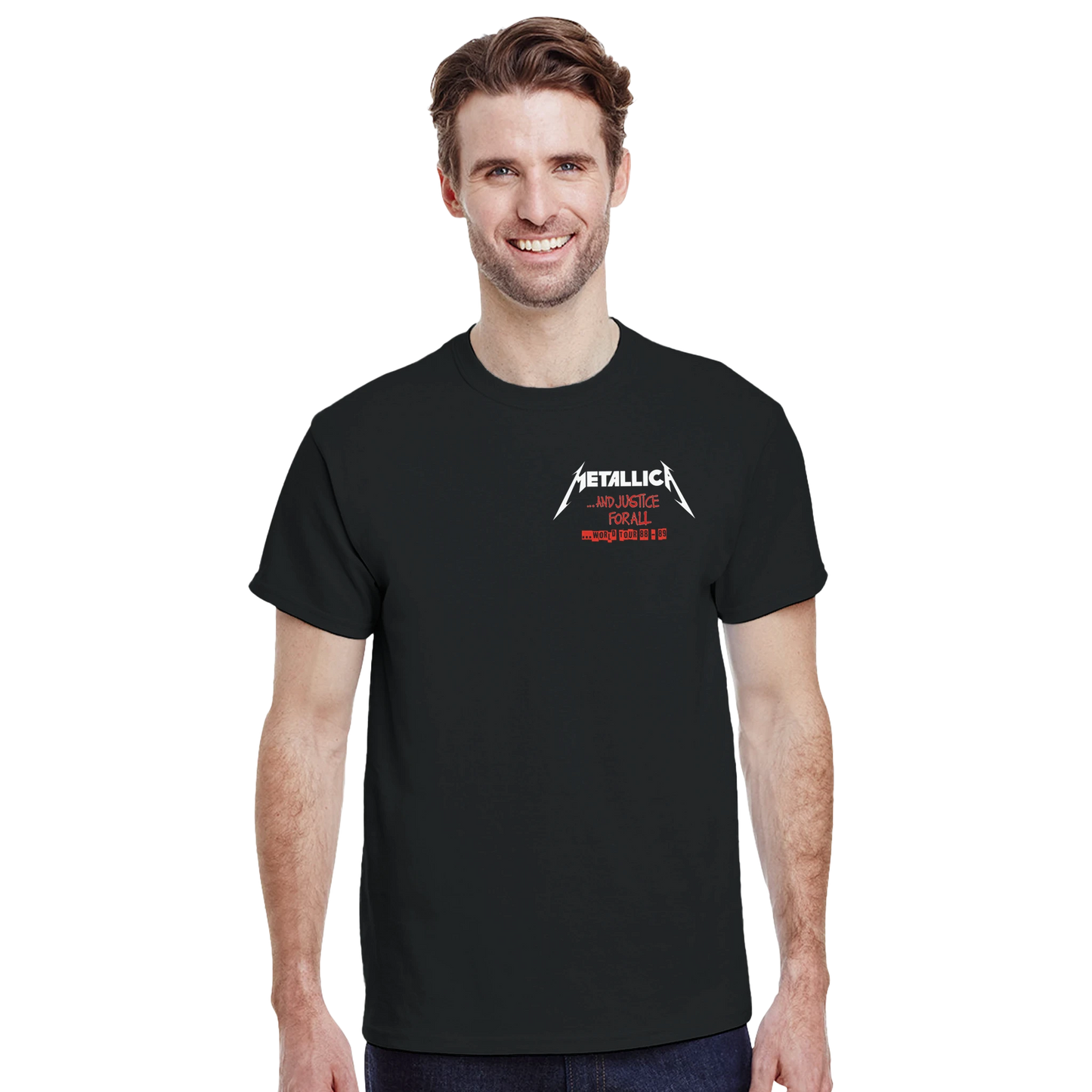 Metallica Camiseta And Justice For All Thrash Metal Los Ángeles Unisex Premium