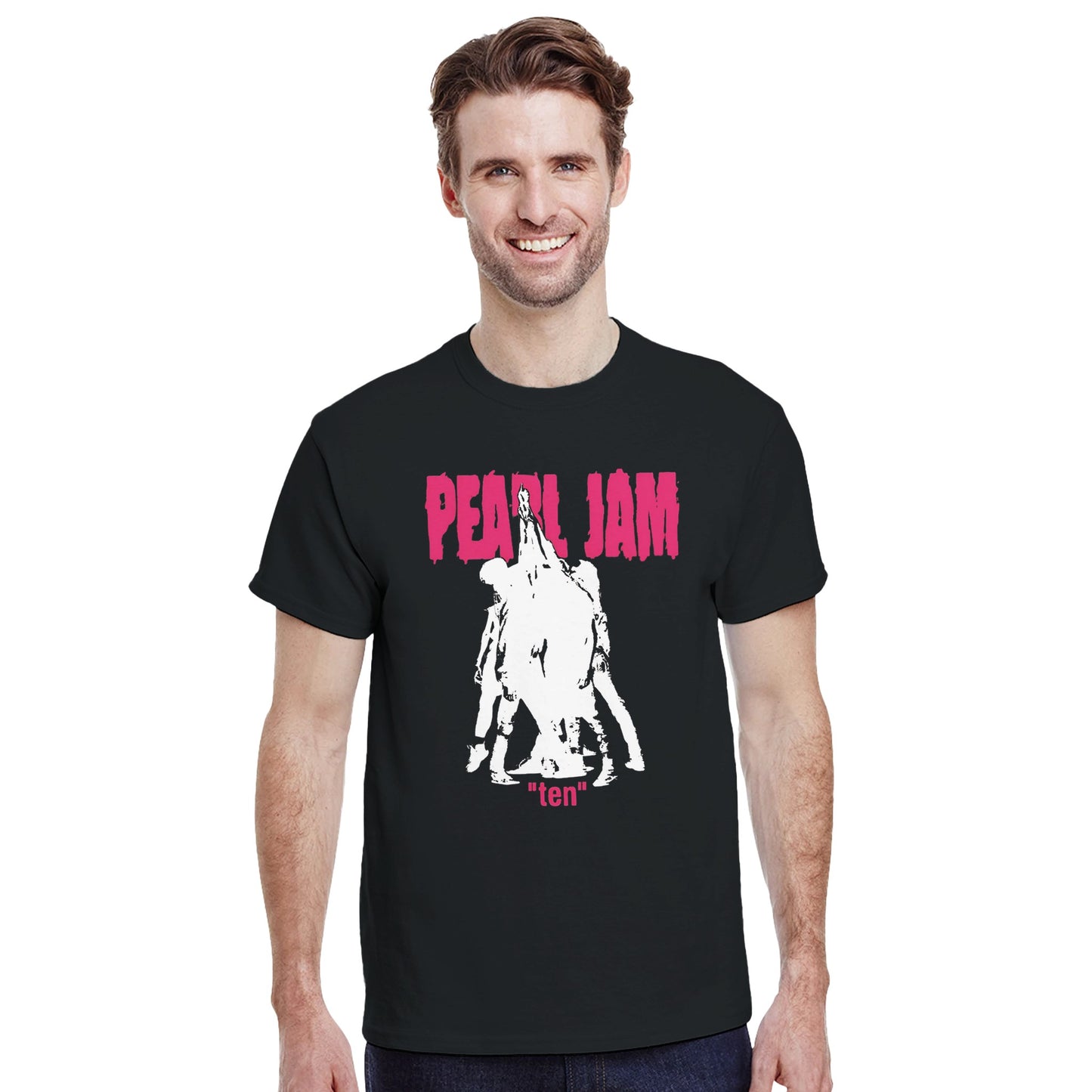 Pearl Jam Camiseta Grunge Ten Seattle Unisex Premium
