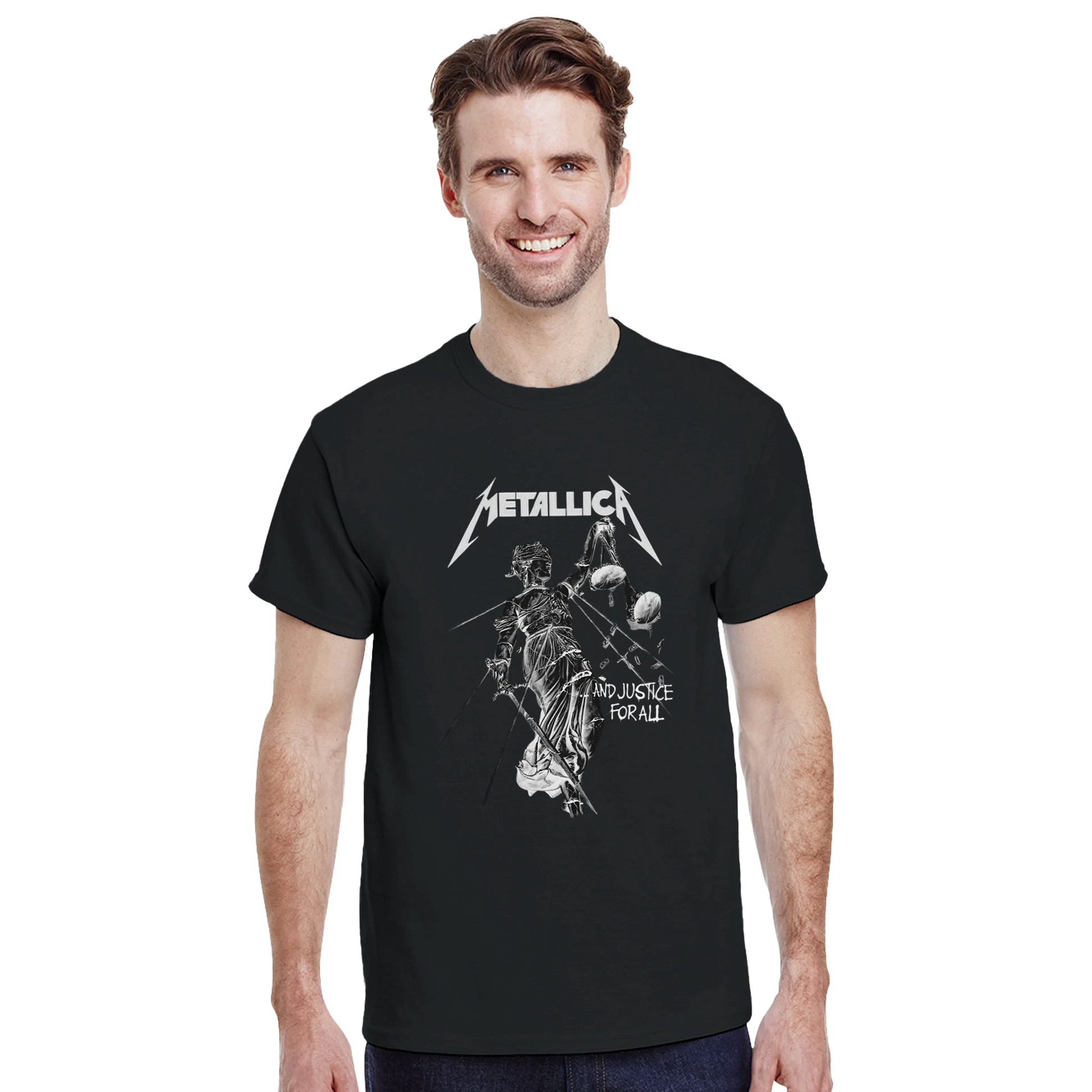 Metallica Camiseta Thrash Metal Justice Unisex Premium