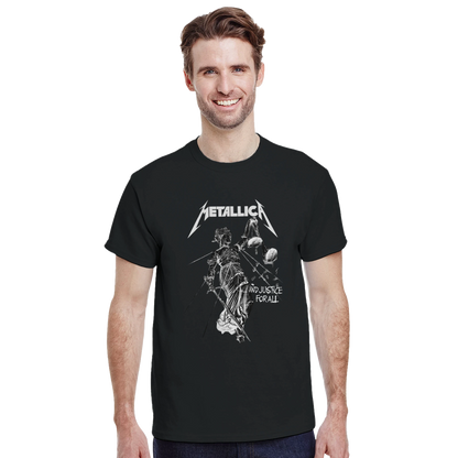 Metallica Camiseta Thrash Metal Justice Unisex Premium