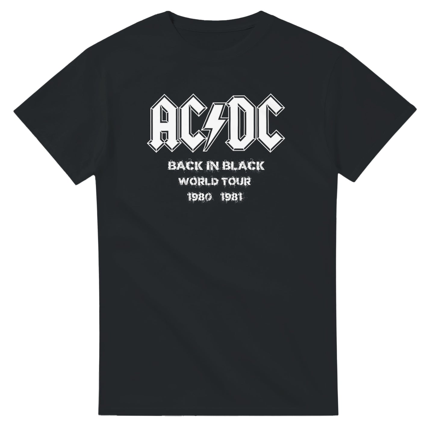 AC/DC Camiseta Hard Rock Back in Black Unisex Premium