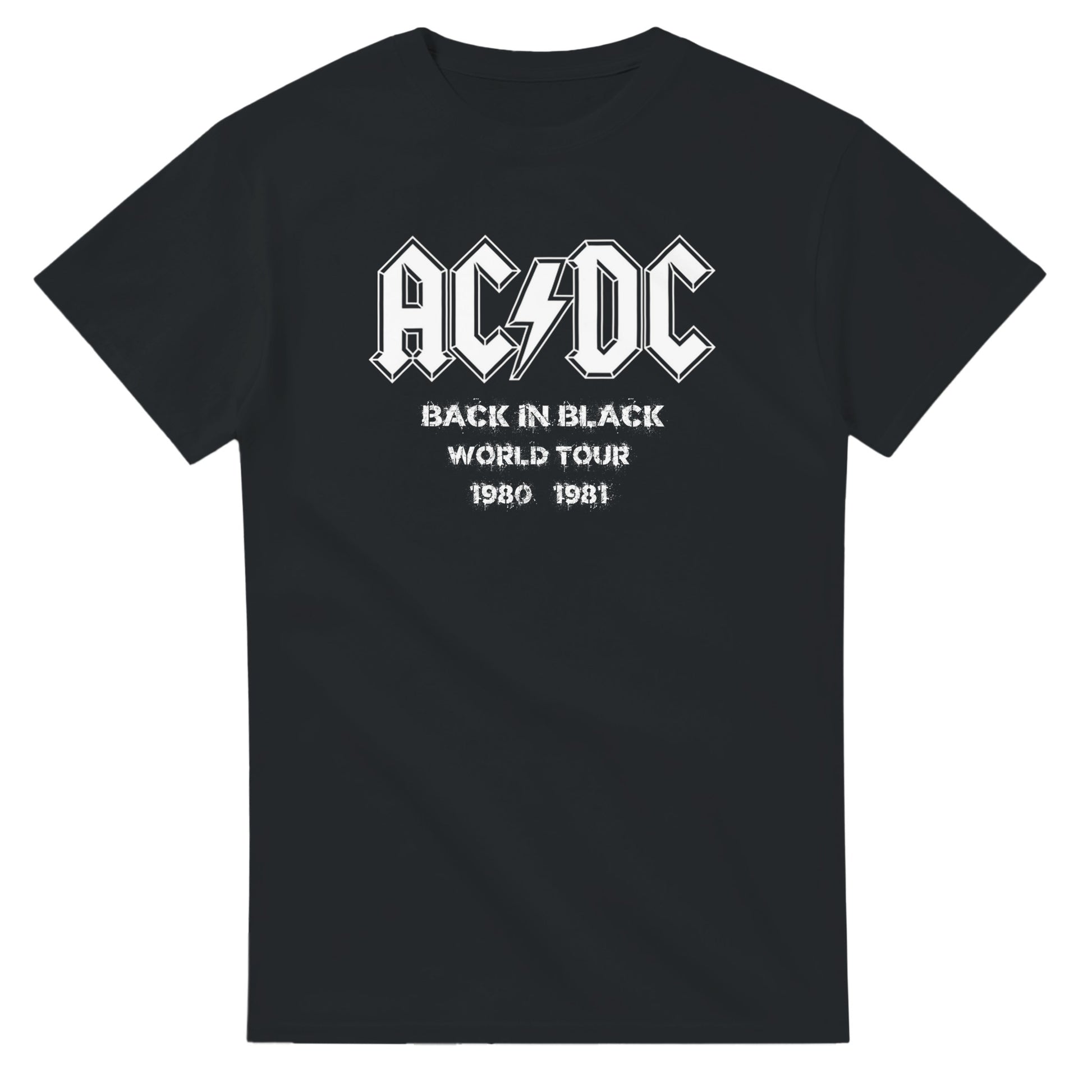 AC/DC Camiseta Hard Rock Back in Black Unisex Premium