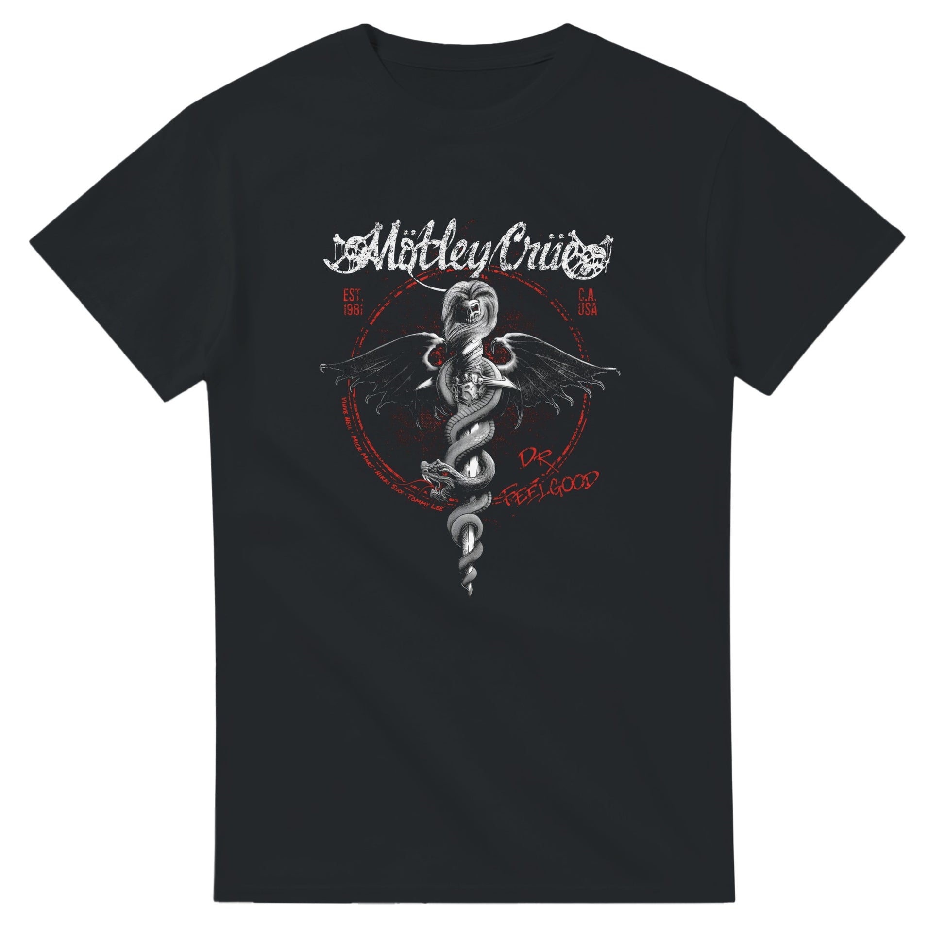 Mötley Crüe Camiseta Glam Metal Shout at the Devil Unisex Premium