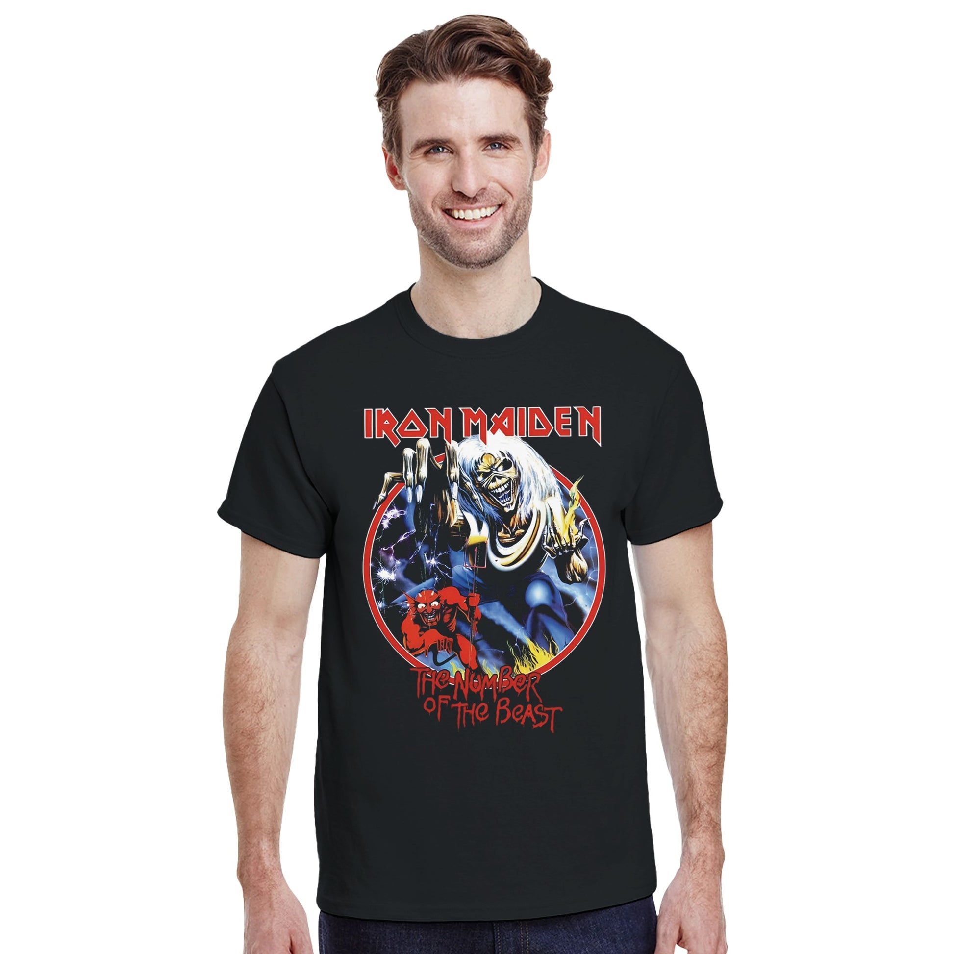 Iron Maiden Camiseta Heavy Metal Londres Unisex Premium